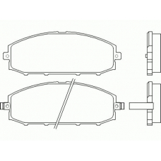 T1370 PAGID Комплект тормозных колодок, дисковый тормоз
