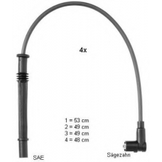 PRO1604 BERU Комплект проводов зажигания