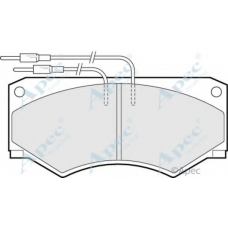 PAD517 APEC Комплект тормозных колодок, дисковый тормоз