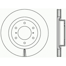 BDR2406.20 OPEN PARTS Тормозной диск