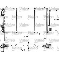 731173 VALEO Радиатор, охлаждение двигателя