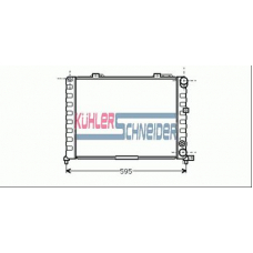 1000301 KUHLER SCHNEIDER Радиатор, охлаждение двигател