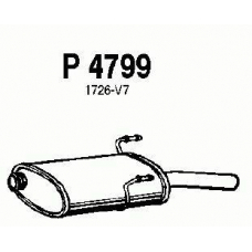 P4799 FENNO Глушитель выхлопных газов конечный