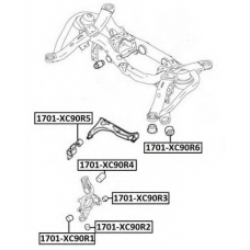 1701-XC90R6 ASVA Подвеска, рычаг независимой подвески колеса