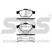 1501223949 S.b.s. Комплект тормозных колодок, дисковый тормоз