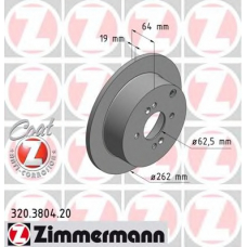320.3804.20 ZIMMERMANN Тормозной диск