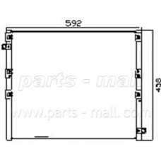 PXNCF-019 Parts mall Конденсатор, кондиционер