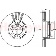 569113B BENDIX Тормозной диск