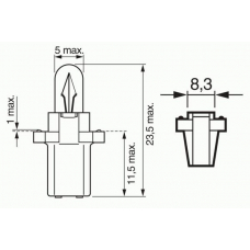 1 987 302 220 BOSCH Лампа накаливания