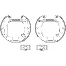 R0200 PAGID Комплект тормозных колодок