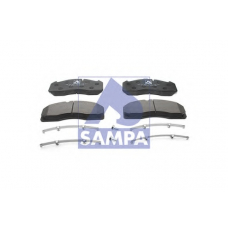 096.610 SAMPA Комплект тормозных колодок, дисковый тормоз