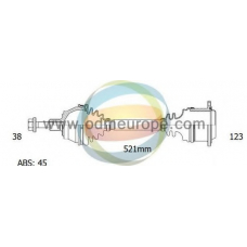 18-211881 ODM-MULTIPARTS Приводной вал