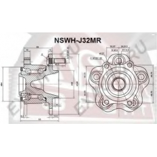 NSWH-J32MR ASVA Ступица колеса