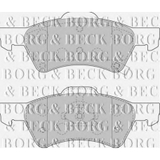 BBP1745 BORG & BECK Комплект тормозных колодок, дисковый тормоз
