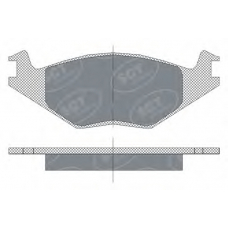 SP 114 PR SCT Комплект тормозных колодок, дисковый тормоз