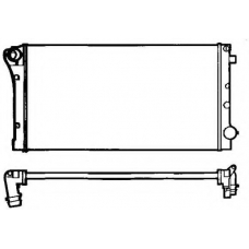 58237 NRF Радиатор, охлаждение двигателя