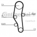 CT589K1 CONTITECH Комплект ремня грм