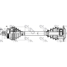 261085 GSP Приводной вал
