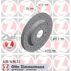 430.1496.52 ZIMMERMANN Тормозной диск