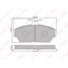 BD-4604 LYNX Тормозные колодки дисковые