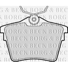 BBP1899 BORG & BECK Комплект тормозных колодок, дисковый тормоз
