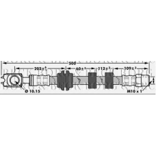 BBH7297 BORG & BECK Тормозной шланг