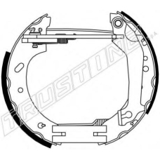 6312 TRUSTING Комплект тормозных колодок