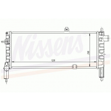 63287A NISSENS Радиатор, охлаждение двигателя