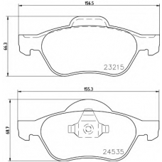 8DB 355 013-271 HELLA PAGID Комплект тормозных колодок, дисковый тормоз