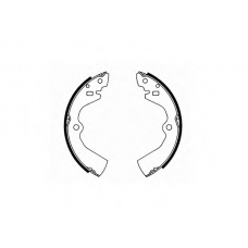 SS 523 SCT Комплект тормозных колодок, стояночная тормозная с