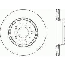 BDR1608.20 OPEN PARTS Тормозной диск