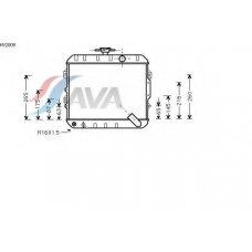 HY2009 AVA Радиатор, охлаждение двигателя
