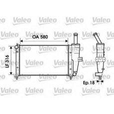 734225 VALEO Радиатор, охлаждение двигателя