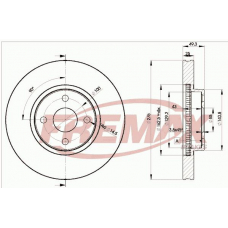 BD-1320 FREMAX Тормозной диск