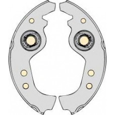 K553109 MGA Комплект тормозов, барабанный тормозной механизм