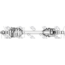 245159 GSP Приводной вал