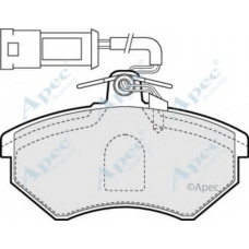 PAD708 APEC Комплект тормозных колодок, дисковый тормоз