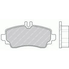 FQT1303 FERODO Комплект тормозных колодок, дисковый тормоз