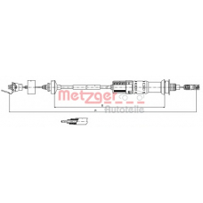 11.3924 METZGER Трос, управление сцеплением