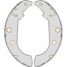 K639775 MGA Комплект тормозов, барабанный тормозной механизм