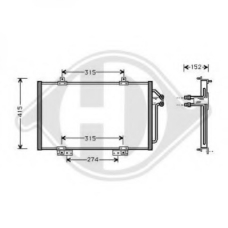 8448900 DIEDERICHS Конденсатор, кондиционер