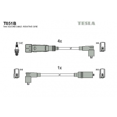 T051B TESLA Комплект проводов зажигания