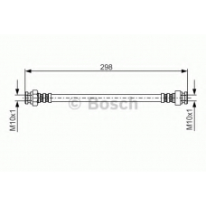 1 987 476 937 BOSCH Тормозной шланг