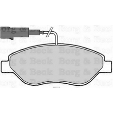 BBP2318 BORG & BECK Комплект тормозных колодок, дисковый тормоз
