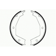 09-0632 E.T.F. Комплект тормозных колодок, стояночная тормозная с