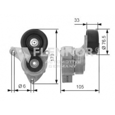 FS99472 FLENNOR Натяжной ролик, поликлиновой  ремень