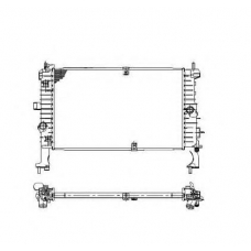 53475 NRF Радиатор, охлаждение двигателя