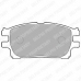 LP1784 DELPHI Комплект тормозных колодок, дисковый тормоз