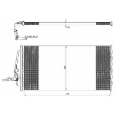 35277 NRF Конденсатор, кондиционер