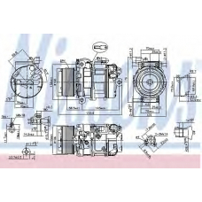 89595 NISSENS Компрессор, кондиционер